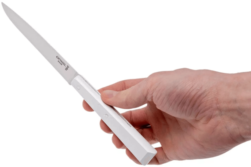 Opinel Bon Appétit Bois bordskniv n°125 11cm blad i rostfritt stål handtag i vit avenbok