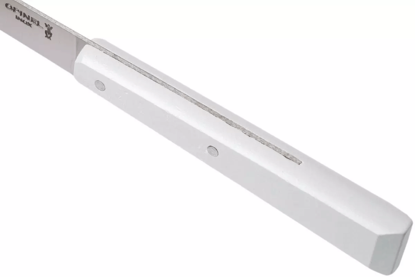 Opinel Bon Appétit Bois coltello da tavola n°125 11cm lama in acciaio inox manico in carpino bianco