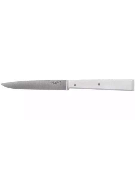 Opinel Bon Appétit Bois tafelmes n°125 11cm roestvrijstalen lemmet wit haagbeuk handvat