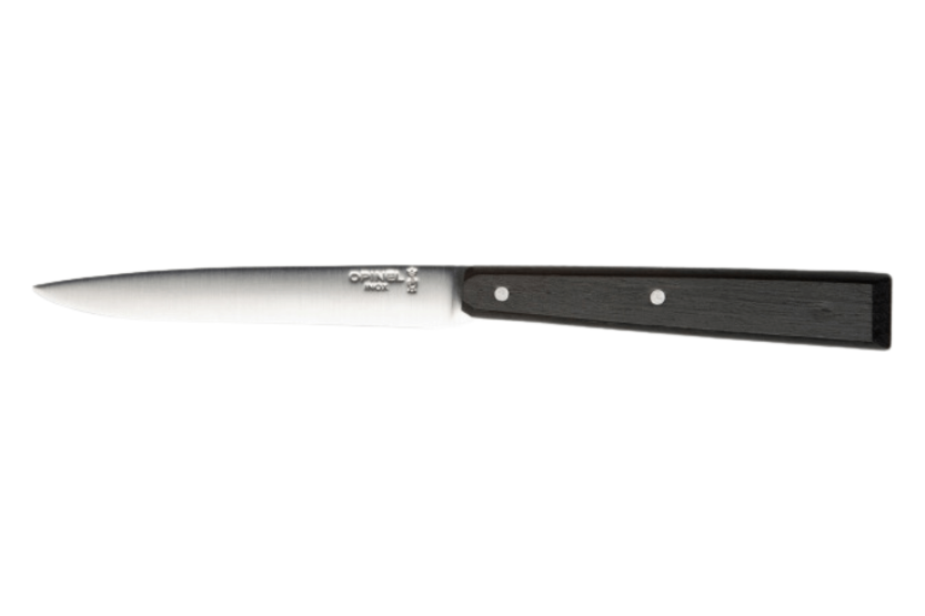 Opinel Bon Appétit Bois coltello da tavola n°125 11 cm lama in acciaio inox manico in carpino nero