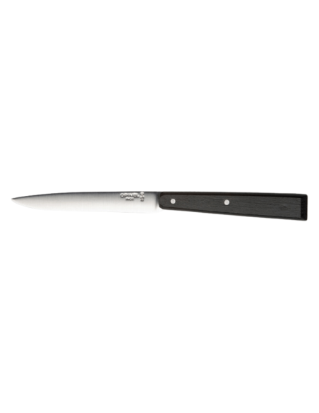 Opinel Bon Appétit Bois coltello da tavola n°125 11 cm lama in acciaio inox manico in carpino nero