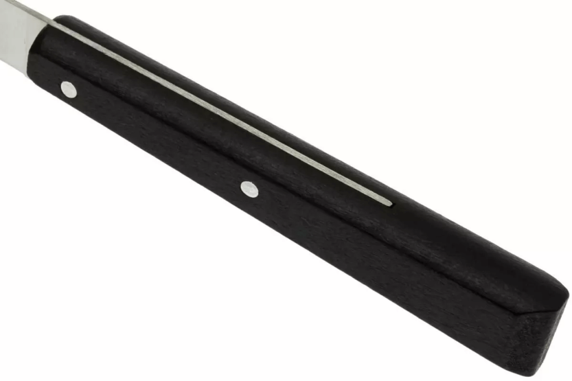 Opinel Bon Appétit Bois faca de mesa n°125 11cm lâmina em aço inoxidável cabo em chifre de boi preto