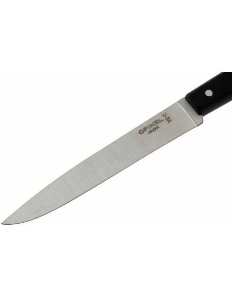 Opinel Bon Appétit Bois coltello da tavola n°125 11 cm lama in acciaio inox manico in carpino nero