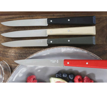 Tafelmesser Opinel Bon Appétit Bois n°125 11cm Klinge aus rostfreiem Edelstahl Griff aus schwarzem Hainbuchenholz 2