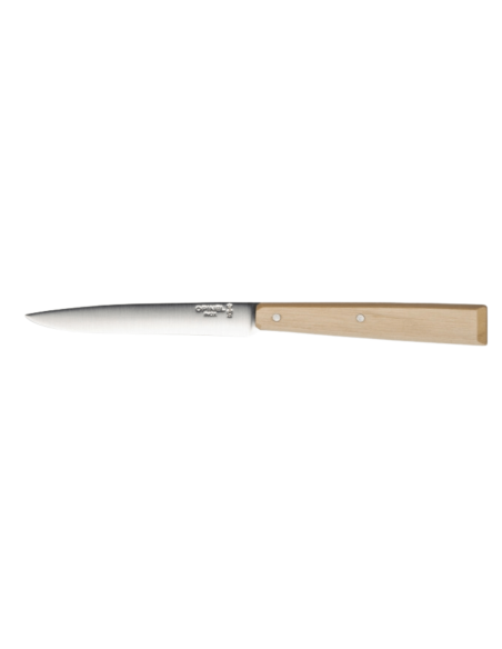Opinel Bon Appétit Bois bordkniv n°125 11 cm blad i rustfrit stål håndtag i avnbøg træ