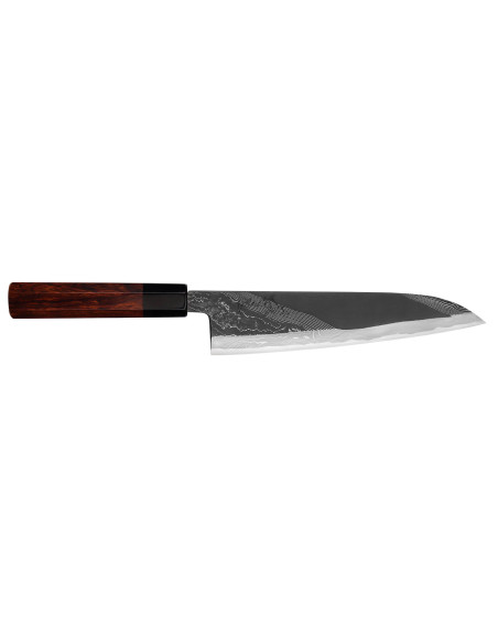 21cm Hinoura Tsukasa River Jump Japanese chef ' s knife with ironwood handle