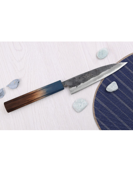 Yoshihiro Rugged Black 13,5 cm japansk håndværkskniv Universalkniv