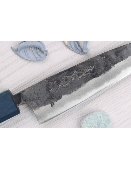 Yoshihiro Rugged Black 13,5 cm japansk håndverkskniv Universalkniv