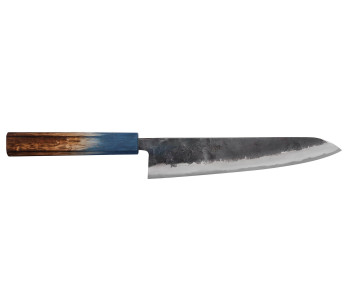 Kochmesser 21cm japanisch handgefertigt Yoshihiro Rugged Black