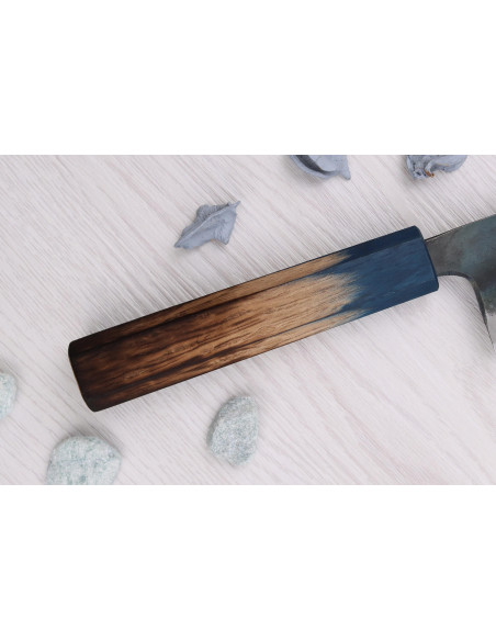 16,5 cm japansk santokukniv Yoshihiro Rugged Black