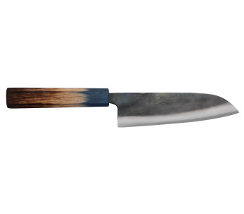 16,5cm Japans santoku mes Yoshihiro Rugged Black