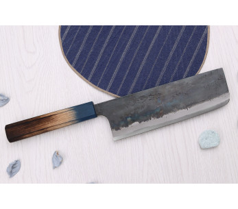 16,5cm Japanilainen nakiriveitsi Yoshihiro Rugged Musta 2