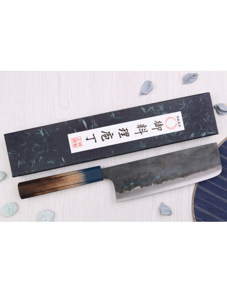 16,5 cm japansk nakiri-kniv Yoshihiro Rugged Black