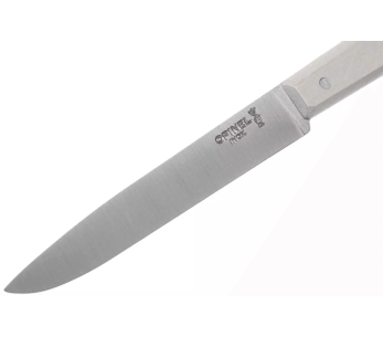 Opinel Bon Appétit Bois faca de mesa n°125 11cm lâmina em aço inoxidável cabo em chifre de boi cinzento 2