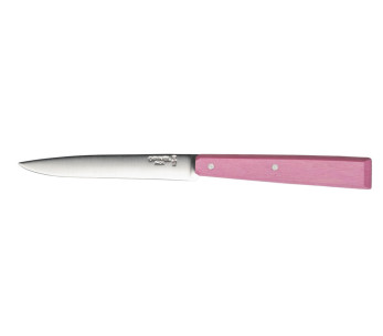 Opinel Bon Appétit Bois cuchillo de mesa n°125 11cm hoja acero inoxidable mango carpe rosa