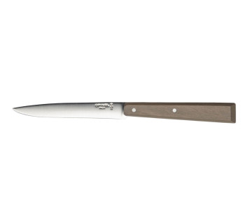 Opinel Bon Appétit Bois pöytäveitsi n°125 11cm ruostumattomasta teräksestä valmistettu terä, pippuri charmi kahva