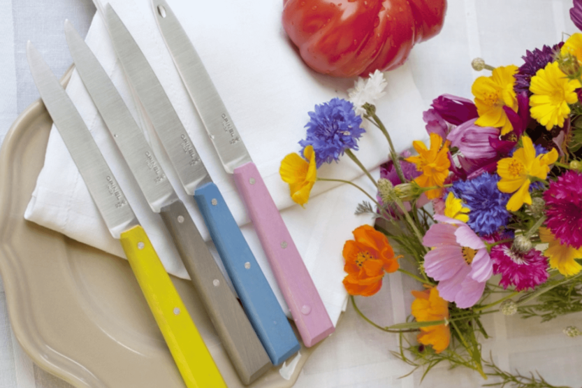 Opinel Bon Appétit Bois bordkniv nr. 125 11 cm blad i rustfrit stål håndtag i lindetræ af avnbøg