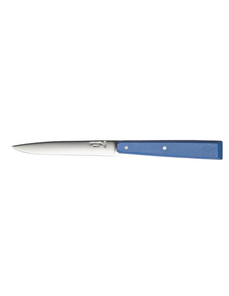 Opinel Bon Appétit Bois tafelmes n°125 11cm roestvrijstalen lemmet azuurblauwe haagbeuk handgreep