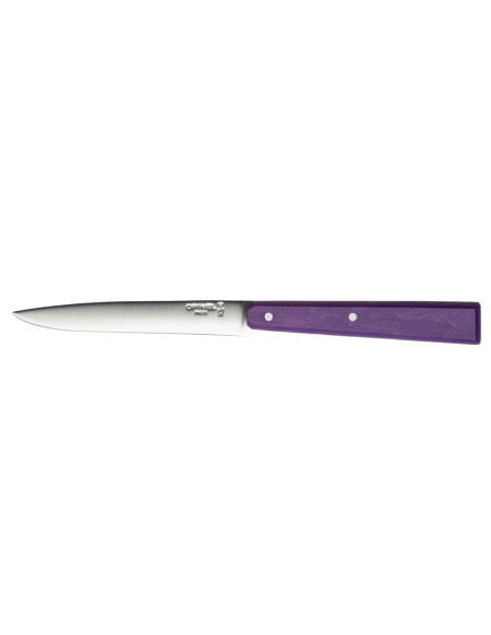Opinel Bon Appétit Bois bordskniv n°125 11cm blad i rostfritt stål violett hornbjörkshandtag