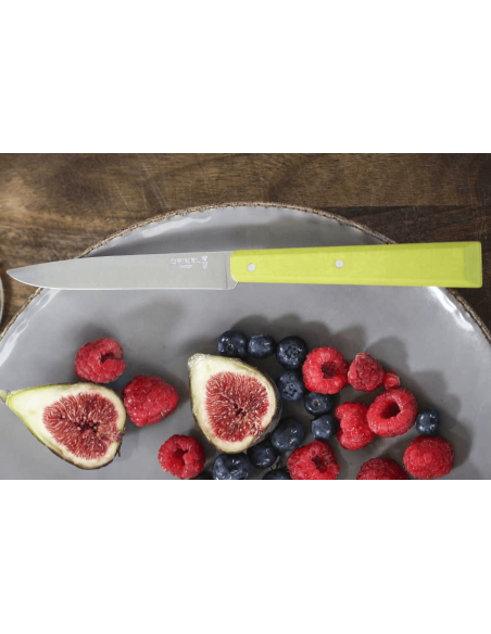 Opinel Bon Appétit Bois bordskniv n°125 11cm blad rostfritt stål handtag äpple avenbok