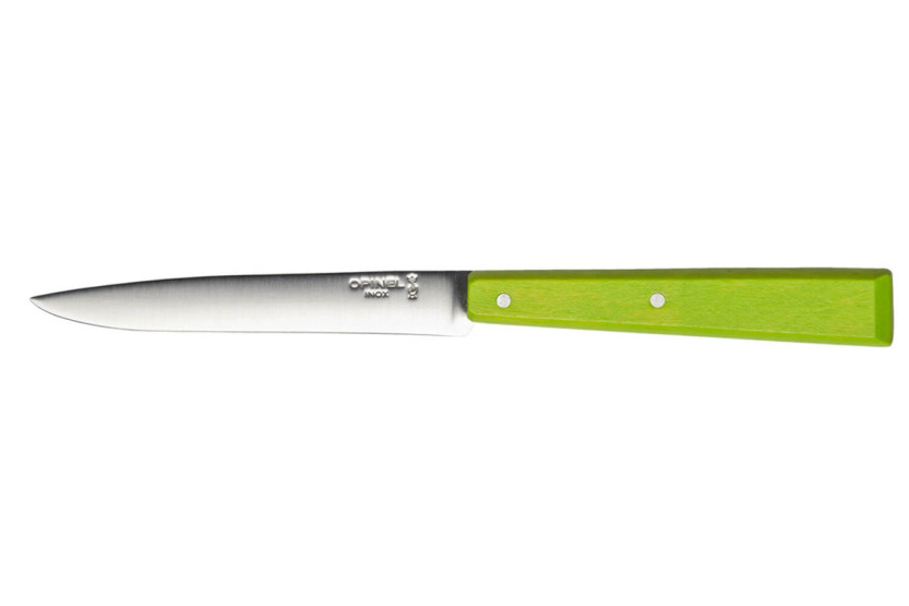 Opinel Bon Appétit Bois bordskniv n°125 11cm blad rostfritt stål handtag äpple avenbok