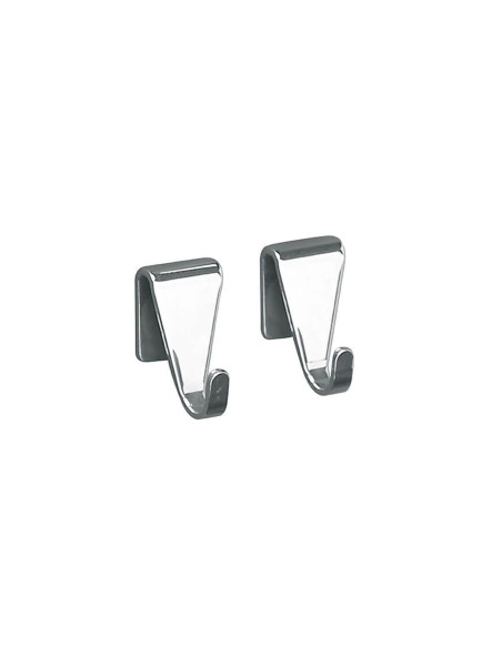 Set di 2 ganci Cristel per barra Panoply in acciaio inox