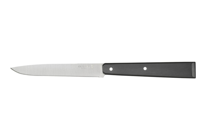 Opinel Bon Appétit Pro faca de mesa n°125 11cm lâmina em aço inoxidável cabo preto