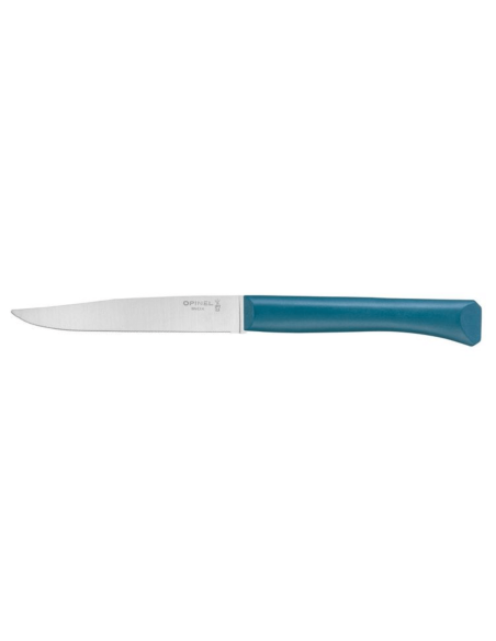 Tafelmesser Opinel Bon Appétit + 11cm Klinge aus rostfreiem Edelstahl Griff aus Polymer blau Ente