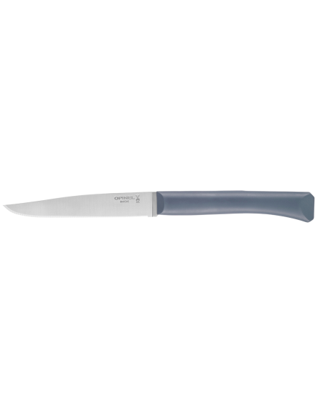 Tafelmesser Opinel Bon Appétit + 11cm Klinge aus rostfreiem Edelstahl Griff aus Polymer Anthrazit