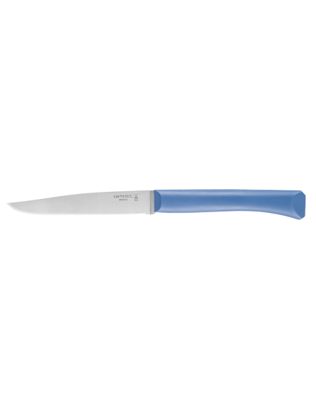 Opinel Bon Appétit pöytäveitsi + 11cm ruostumattomasta teräksestä valmistettu terä sininen polymeerikahva