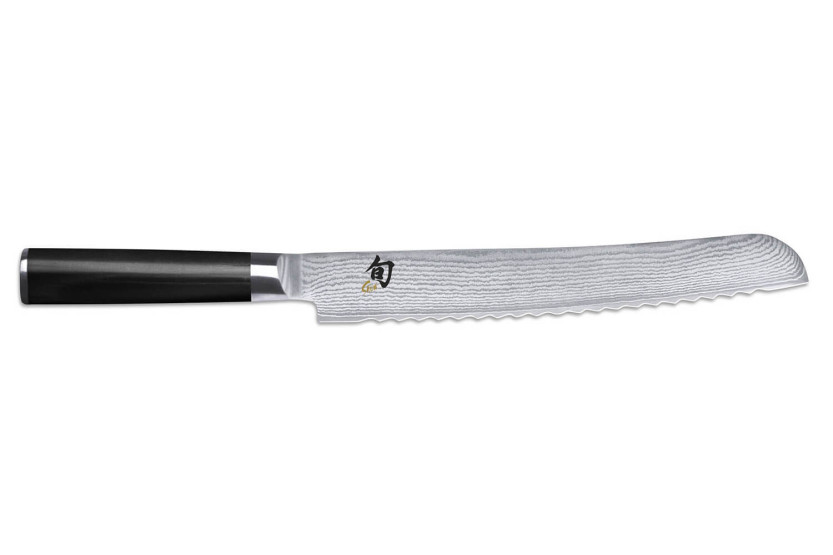 Kai Shun Classic damaskus brödkniv 23cm blad av högkvalitativt stål