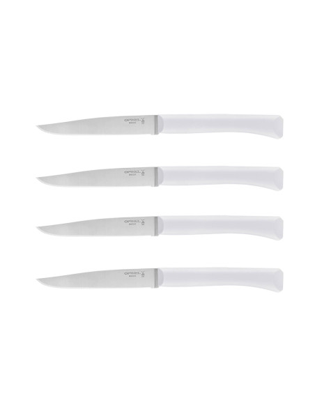 Set of 4 Opinel Bon Appétit table knives + 11cm stainless steel blade with cloud polymer handle