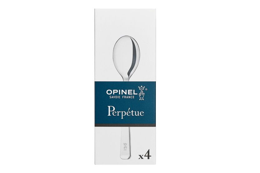 Caja de 4 cucharillas Opinel Perpétue de acero inoxidable