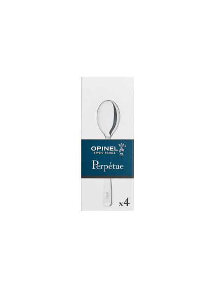 Box of 4 Opinel Perpétue all stainless steel teaspoons