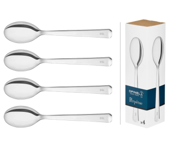 Doos van 4 Opinel Perpétue roestvrijstalen tafellepels