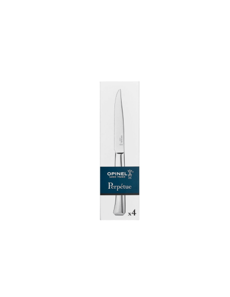 Box of 4 Opinel Perpétue all stainless steel table knives