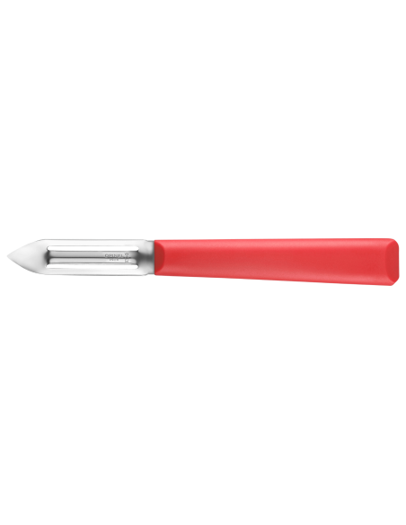 Opinel Schälmesser Les Essentiels + n°315 Klinge 6cm Griff aus rotem Polymer