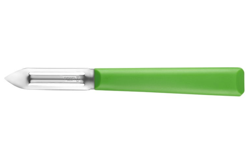 Opinel skræller Les Essentiels + n°315 6 cm klinge grønt polymerhåndtag