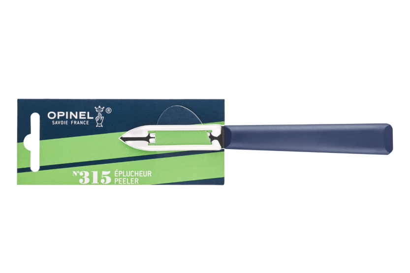 Opinel skræller Les Essentiels + n°315 6 cm klinge blå polymerhåndtag