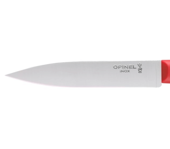 Opinel Les Essentiels + n°312 Faca de aparar com 10 cm de lâmina e cabo em polímero vermelho 2