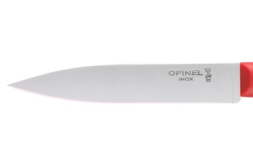 Opinel Les Essentiels + n°312 schilmesje 10cm lemmet rood polymeer handvat