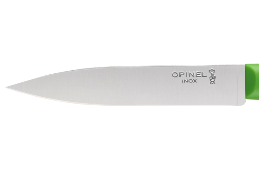 Opinel Les Essentiels + n°312 schilmesje 10cm lemmet groen polymeer handvat