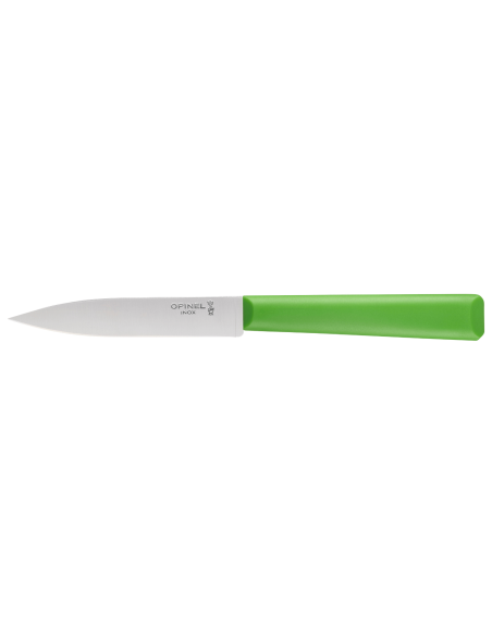 Opinel Les Essentiels + n°312 schilmesje 10cm lemmet groen polymeer handvat