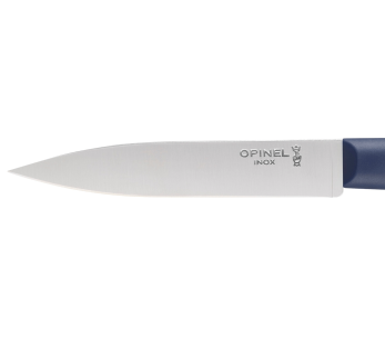 Opinel Les Essentiels + n°312 kuorintaveitsi 10cm terä sininen polymeerikahva 2