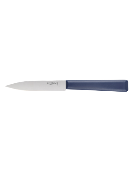 Opinel Les Essentiels + n°312 kuorintaveitsi 10cm terä sininen polymeerikahva