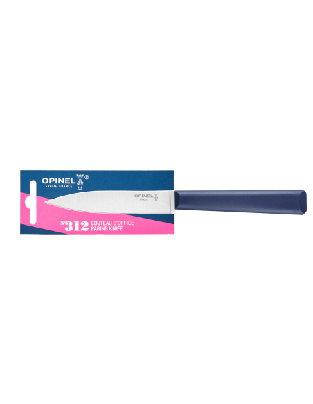 Opinel Les Essentiels + n°312 spelucchino lama 10 cm manico in polimero blu