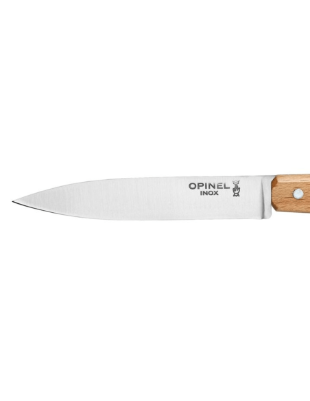 Opinel skalkniv n°112 10cm blad i rostfritt stål handtag i bokträ