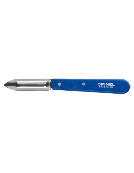 Set van 4 Opinel Les Essentiels Primo messen met veelkleurige haagbeukhouten handvatten