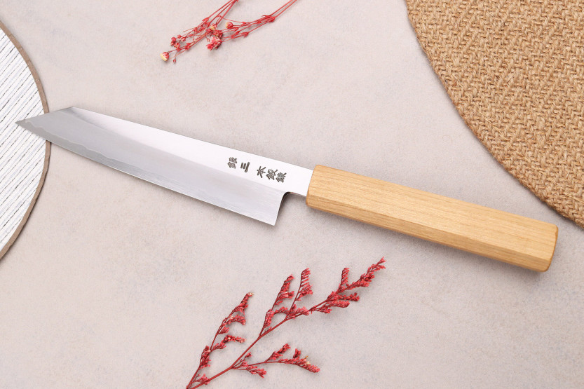cuchillo universal cherry picker 15cm japonais artisanal Hado Ginsan