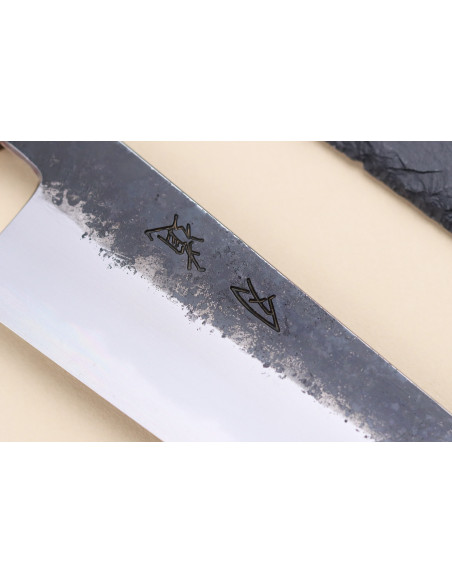 Faca de chef japonesa Hado Sumi 24cm feita à mão